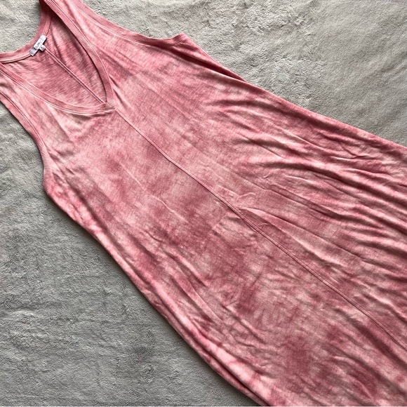 Z Supply Dresses & Skirts - Z Supply Reverie Cloud Tie Dye Sleeveless Relaxed Lounge Midi Dress Mauve Pink M